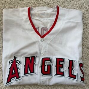 Angels White and Red Jersey